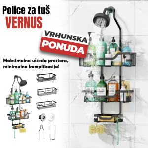 Tuš sa policama - 3 nivoa - VERNUS