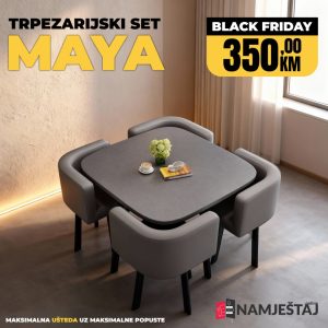 Trpezarijski stol i stolice - MAYA