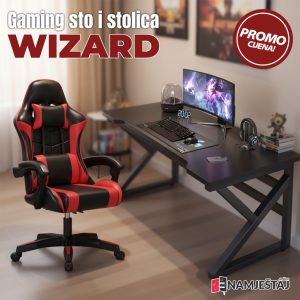 Gaming set - WIZARD - stol i stolica